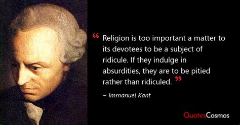 what did immanuel kant say about religion